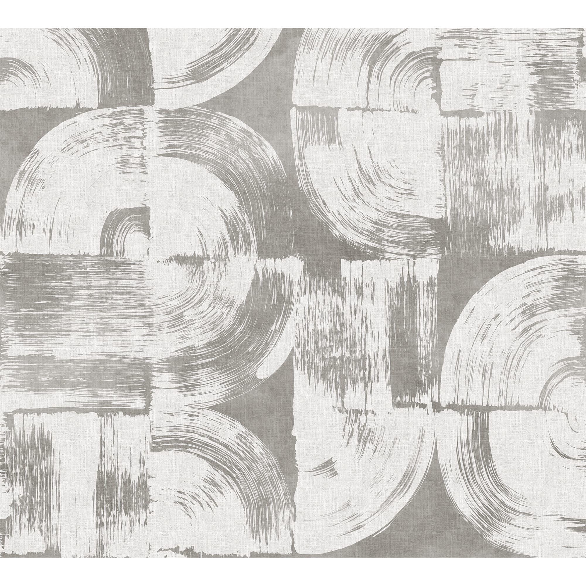 Katie Hunt Dove Gray Brushstrokes Wall Mural